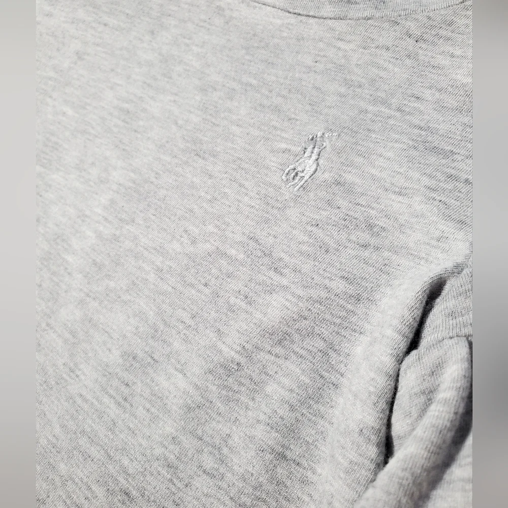 Polo by Ralph Lauren Kids Heathered Gray Ruffle Sleeve Top Size 3T - Picture 3 of 7